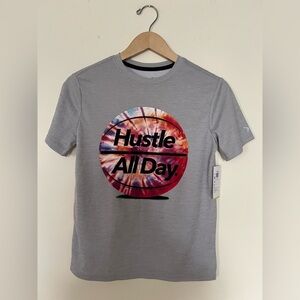 Old‎ Navy Active Kids Go Dry XL 14-16 Youth Gray Basketball Sports Shirt